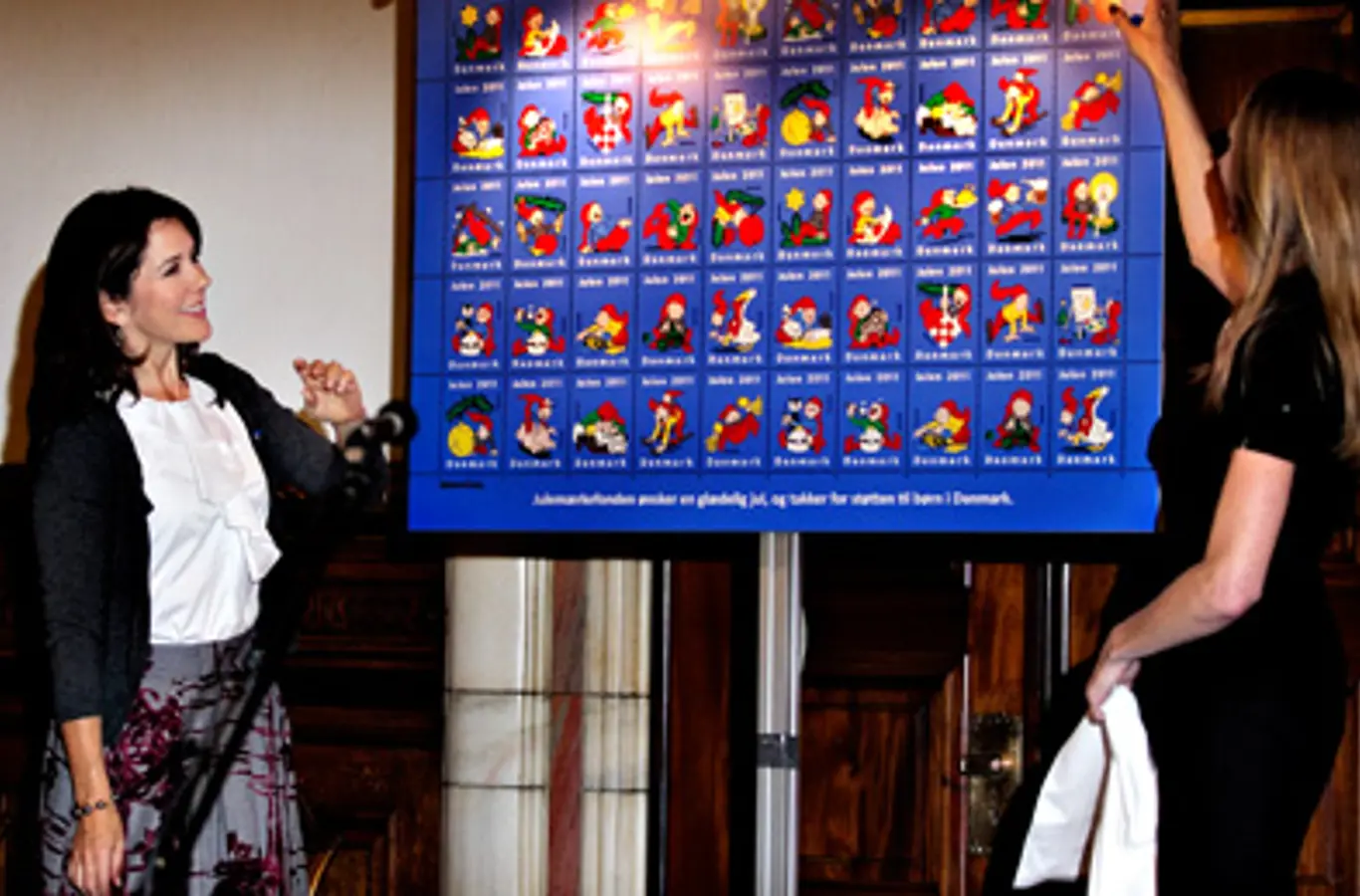 H.K.H. Kronprinsessen ved Julemærkefondens lancering af Julemærket 2011.