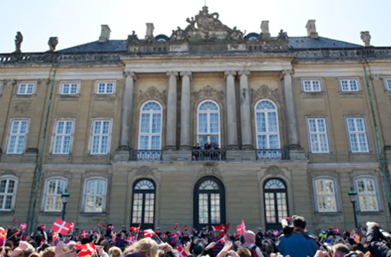 Slotspladsen, Amalienborg, den 16. april 2012.