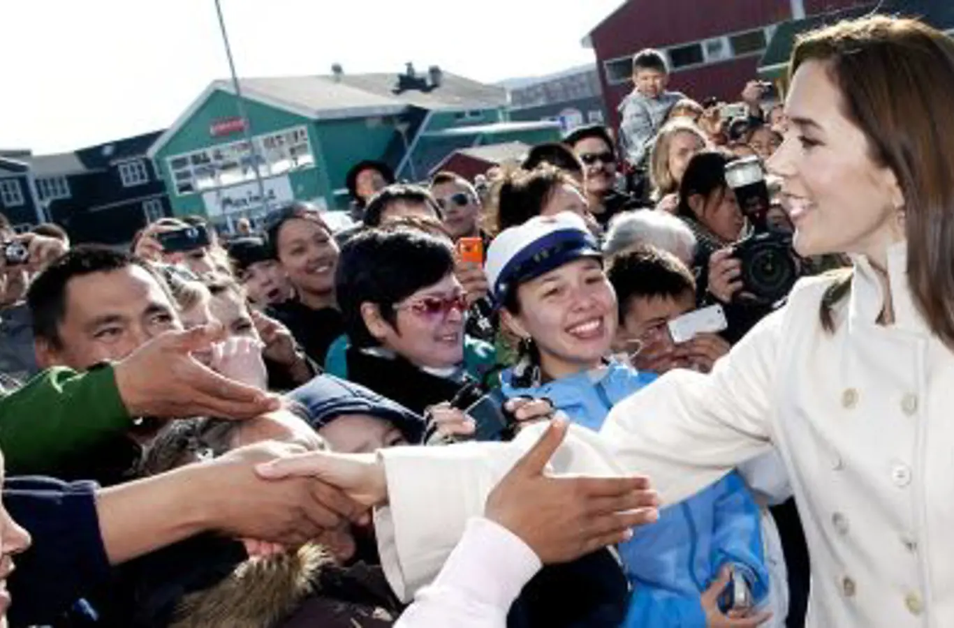 Kronprinsessen med Mary Fonden i Grønland i 2009