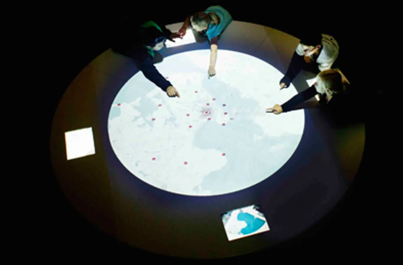 Operationsrummet i Ejbybunkeren.