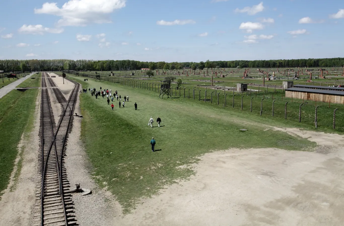 Koncentrationslejren Auschwitz-Birkenau nær Krakow, Polen