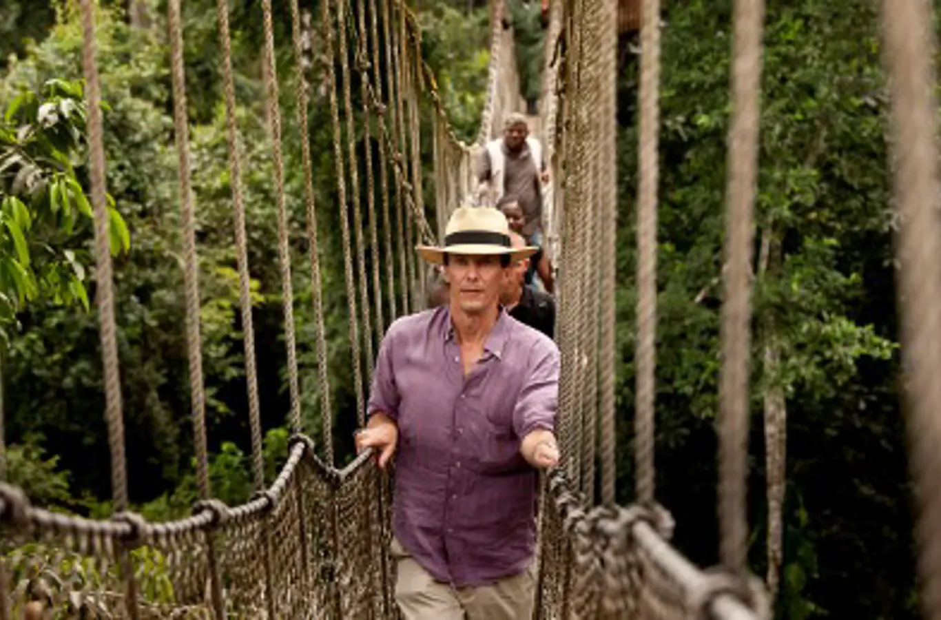 HRH Prince Joachim visiting one of CARE Danmark’s rain forest projects in Ghana, 2010.