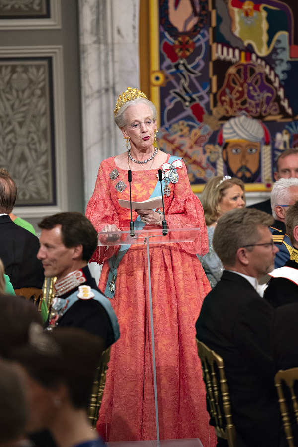 H.M. Dronningens tale gallataffel på Christiansborg Slot