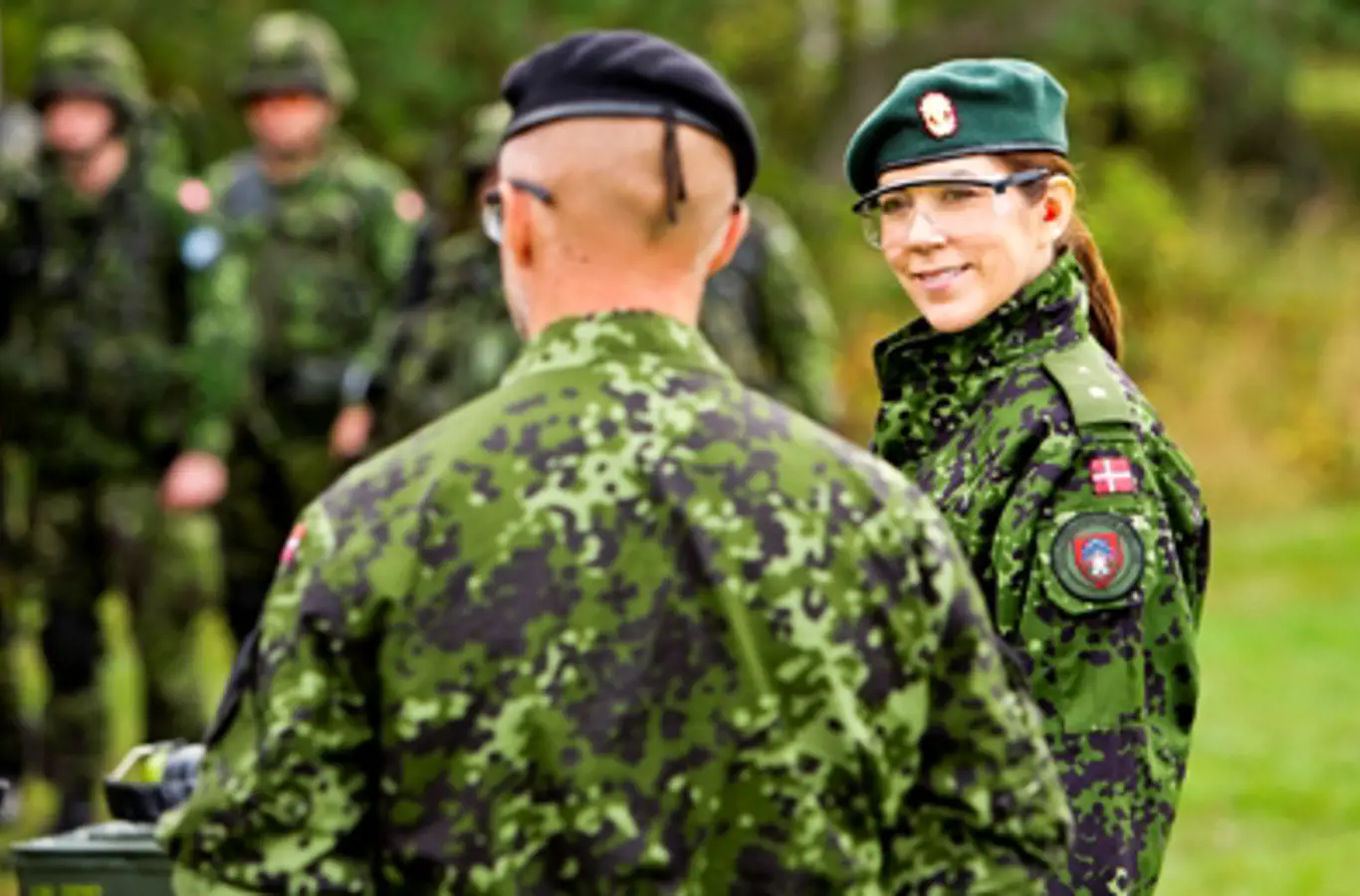 H.K.H. Kronprinsessen deltager i Hjemmeværnsøvelse på Bornholm.