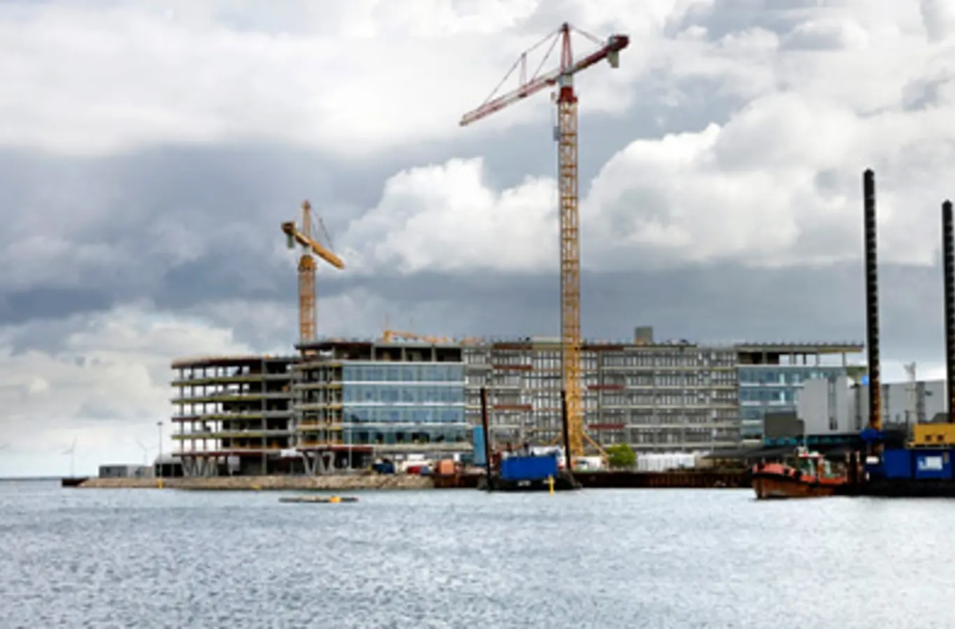 FN Byen set fra Københavns Havn.