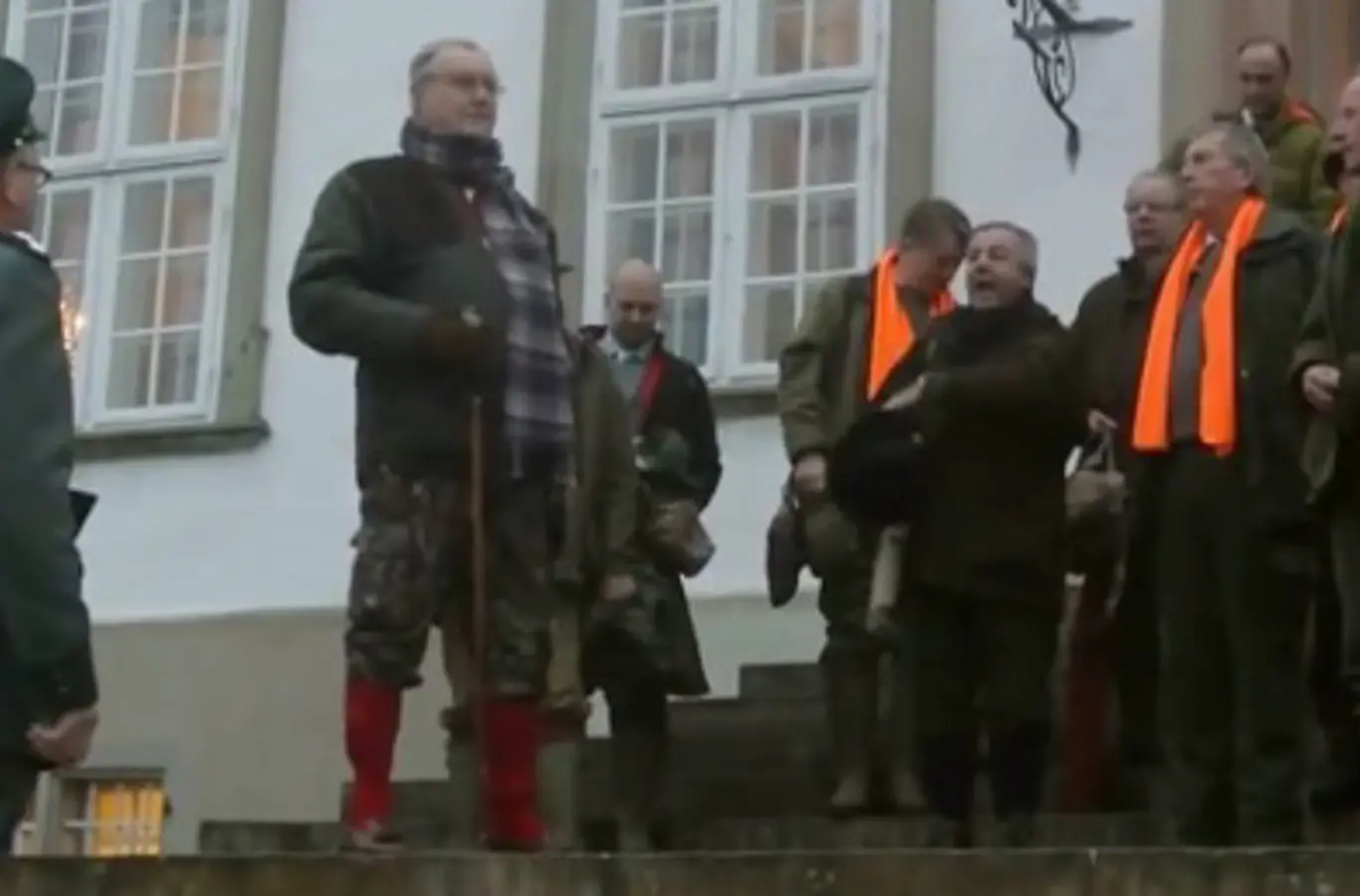 Parole inden Kongejagt i Grib Skov 2013.