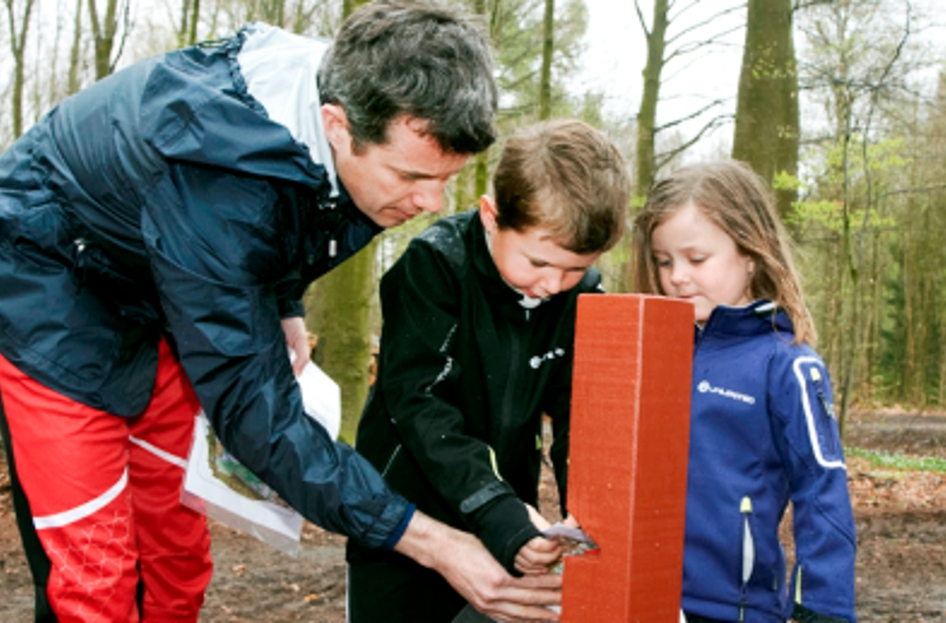 H.K.H. Kronprinsen deltog i Find vej Dagen 2012.