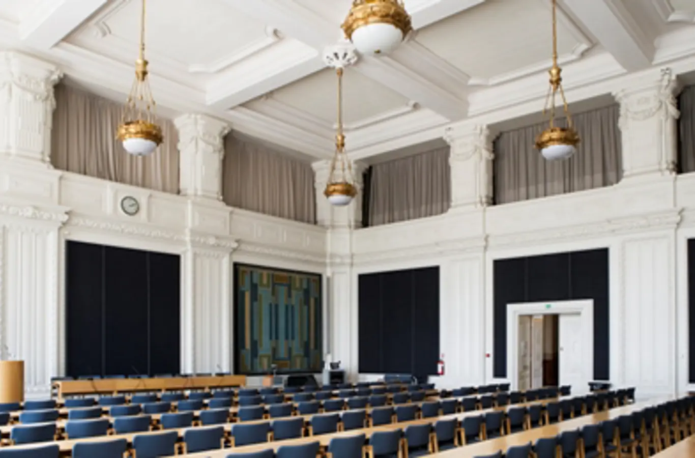 Landstingssalen i Folketinget.