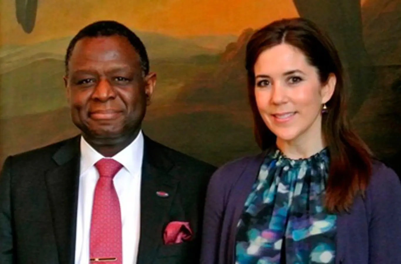 Arkivfoto: H.K.H. Kronprinsessen sammen med FN's Under Secretary General, UNFPA Executive Director, dr. Babatunde Osotimehin.