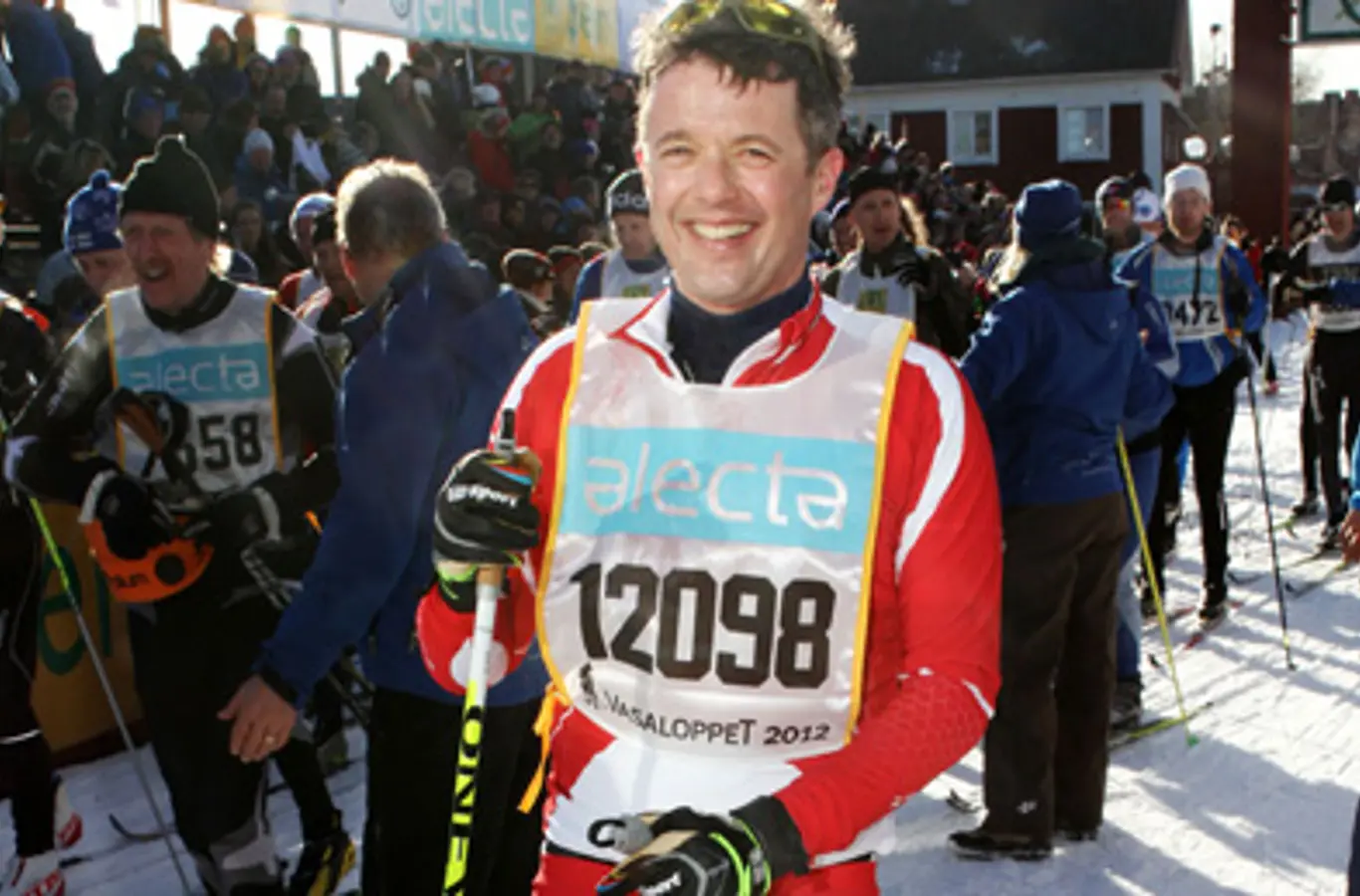 H.K.H. Kronprinsen ved Vasaløbet 2012.