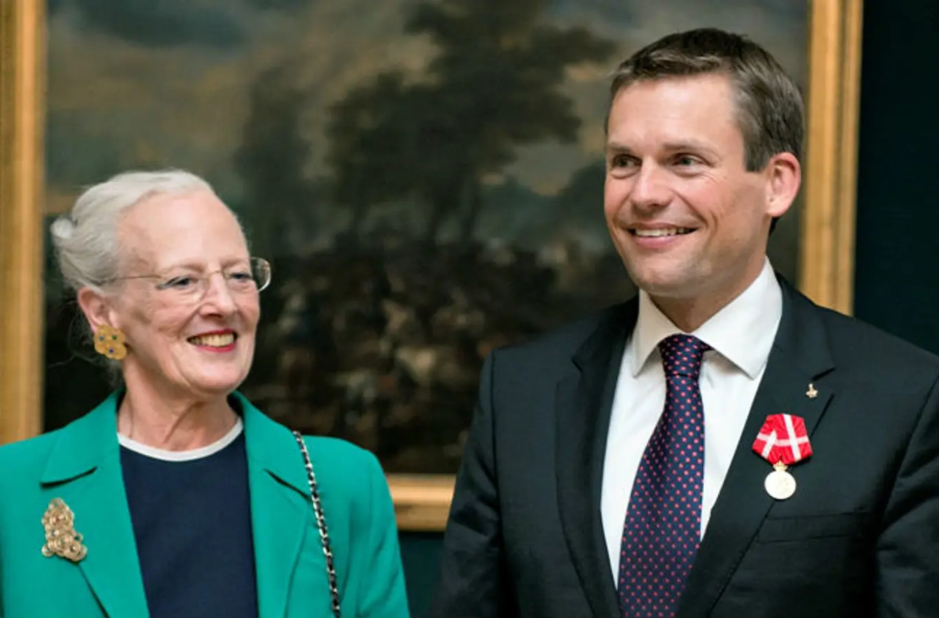 H.M. Dronningen modtog i dag den 16. september 2015 astronaut Andreas Mogensen på Amalienborg Slot.