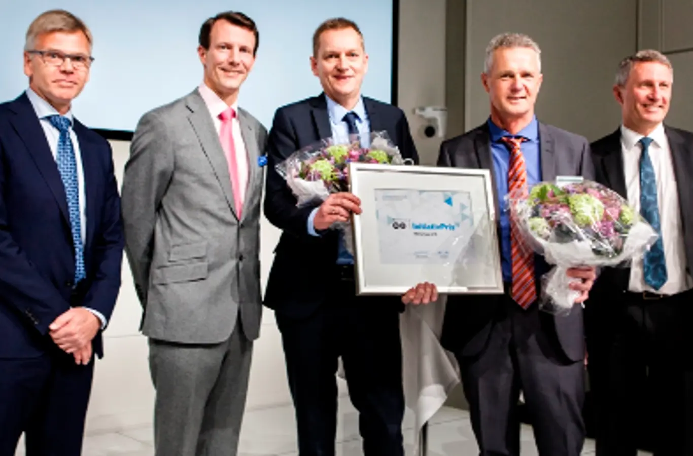 H.K.H. Prins Joachim ved DI's Initiativpris 2014.